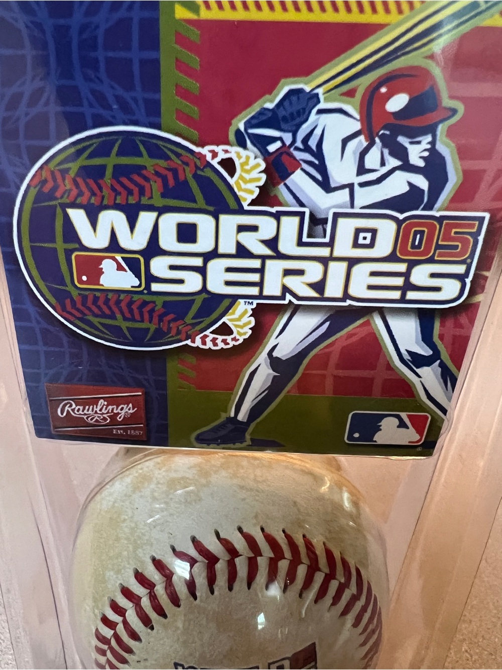 Rawlings Chicago White Sox 2005 Commemorative World Series Champs baseballs.